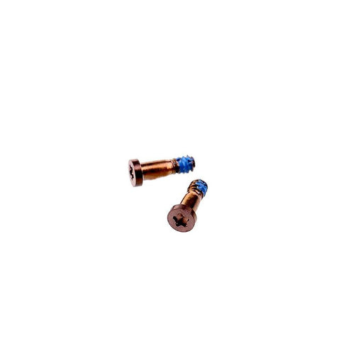 For Apple iPhone 6 / 6S / 7 Replacement Bottom Pentalobe Screws - Rose Gold (x2)-Repair Outlet