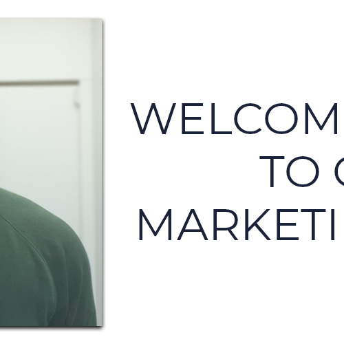 Welcoming Andy to our Marketing Team!