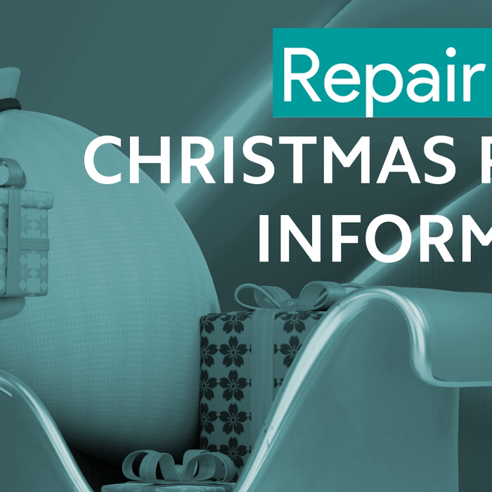 Important Repair Outlet Christmas Period Information!
