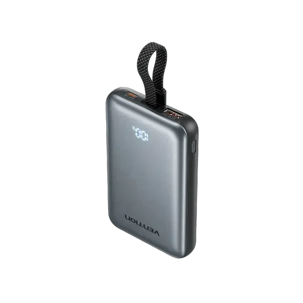 Vention 10000mAh Magnetic Wireless Power Bank 22.5W (Grey) - FKQH0-TY