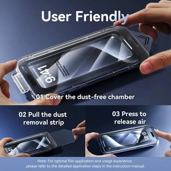 Vention Pro-Fit Glass Screen Protector for iPhone 17 Pro Max - KWFTCD-40