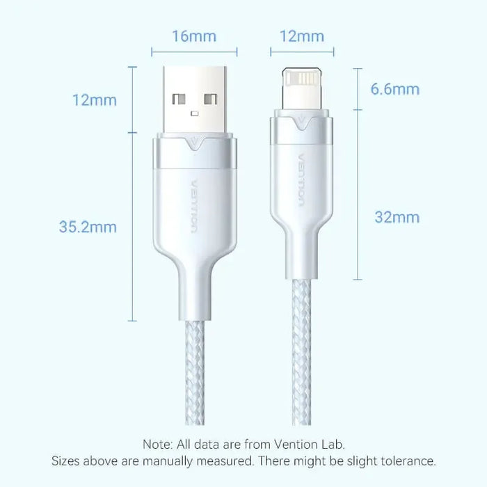 Vention USB Type-A to Lightning Cable 1m - LANWF