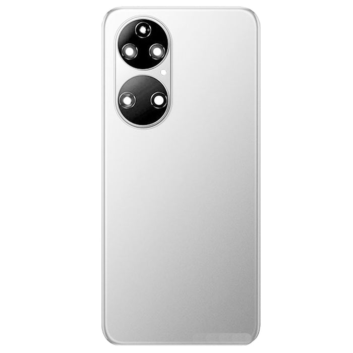 For Huawei P50 Replacement Rear Battery Cover With Camera Lens (White)