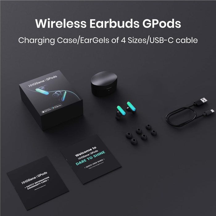 HHOGene Gpods Noise Cancelling Bluetooth Earphones