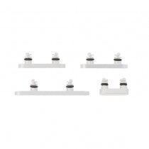 For Apple iPhone 16 / 16 Plus Replacement Button Set (White)