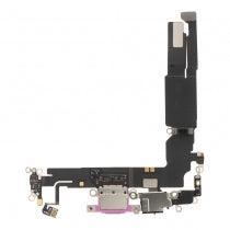 For Apple iPhone 16 Replacement Charging Port Flex Cable (Pink)