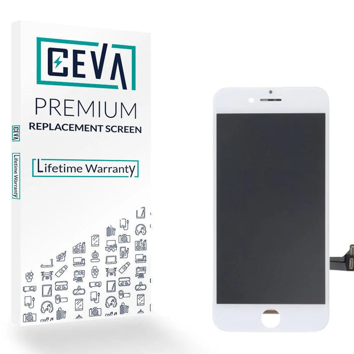 For Apple iPhone 8 / SE2 (2020) Replacement In-Cell LCD Screen (White) - CEVA Premium (True Tone Compatible)