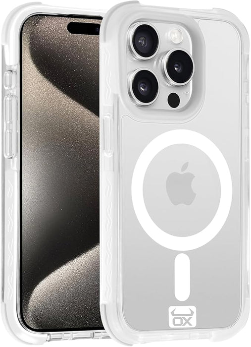 OX Premium MagSafe Reinforced Amour Case For iPhone 15 Pro