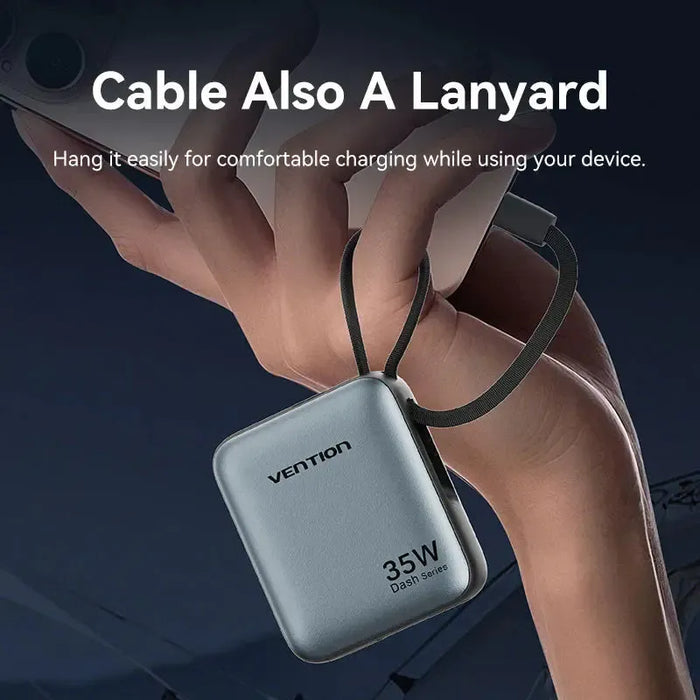 Vention 10000mAh 35W Travel Power Bank - FHFH0