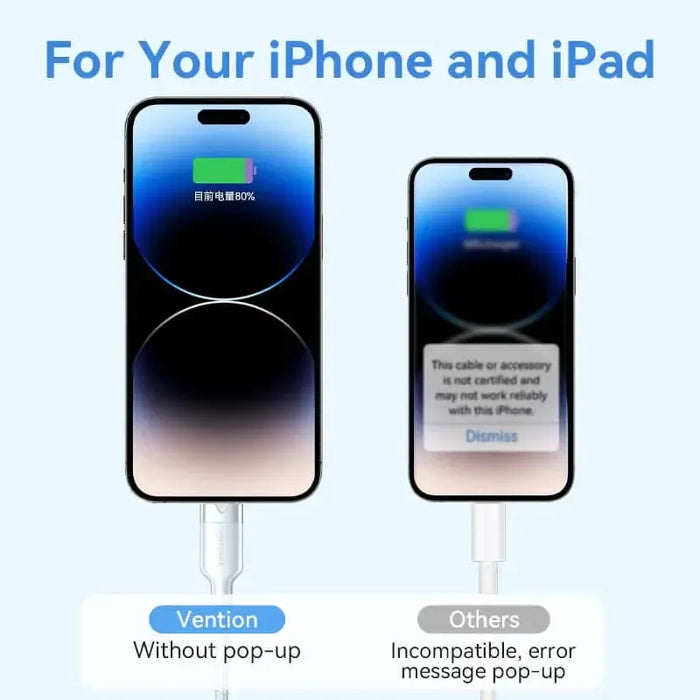 Vention USB Type-A to Lightning Cable 1m - LANWF