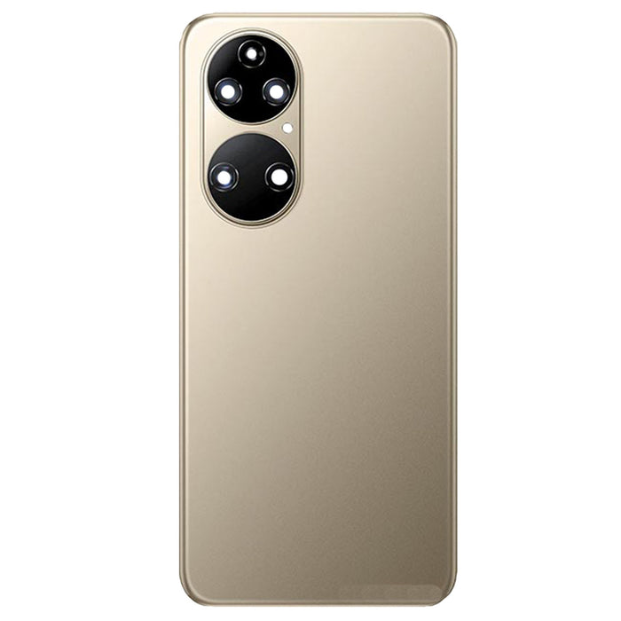 For Huawei P50 Replacement Rear Battery Cover With Camera Lens (Gold)