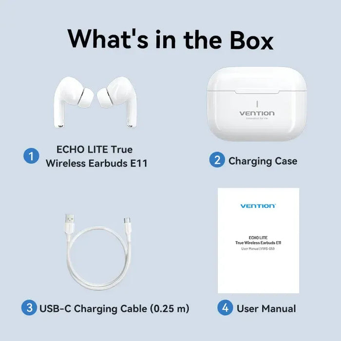 Vention True Wireless Earbuds E11 Echo Lite