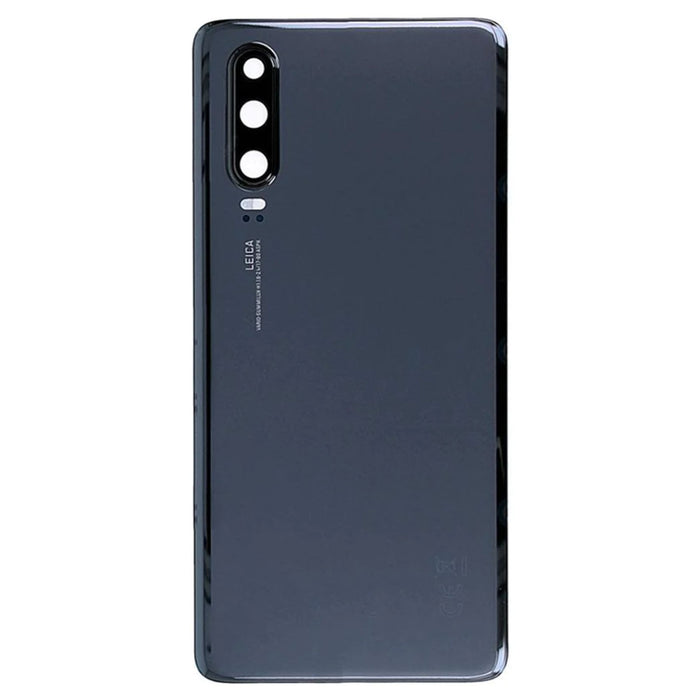 For Huawei P30 Replacement Rear Battery Cover Inc Lens with Adhesive (Black)