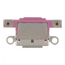 For Apple iPhone 16 / 16 Plus Replacement Charging Port (Pink)