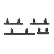 For Apple iPhone 16 / 16 Plus Replacement Button Set (Black)
