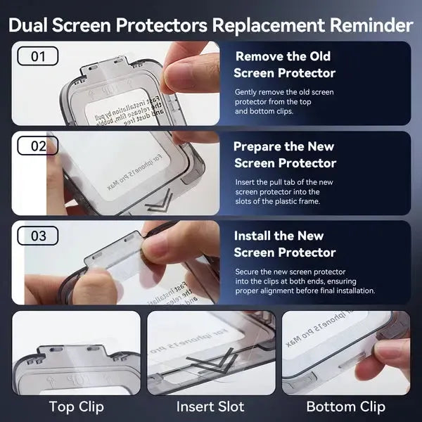 Vention Pro-Fit Glass Screen Protector for iPhone 17 Pro Max - KWFTCD-40