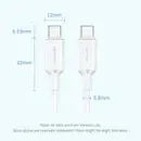 Vention USB 2.0 Type-C Male to Type-C Male 3A Cable PVC Type - TRCWF