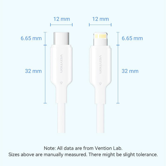 Vention USB-C 2.0 to Lightning Cable 1m - LAKWF