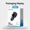 Vention USB-A & USB-C Car Charger -FFRB0