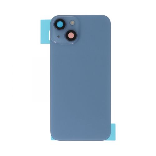For Apple iPhone 14 Replacement Back Glass Including Small Parts (Blue)
