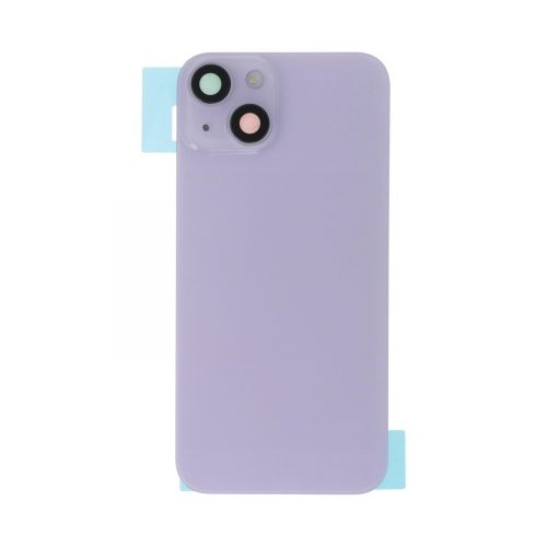 For Apple iPhone 14 Replacement Back Glass Including Small Parts (Purple)