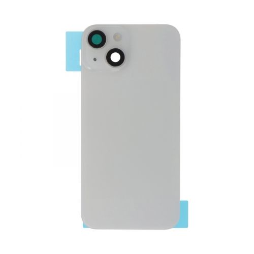 For Apple iPhone 14 Replacement Back Glass Including Small Parts (White)