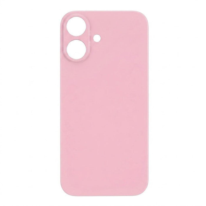 For Apple iPhone 16 Replacement Back Glass (Pink)