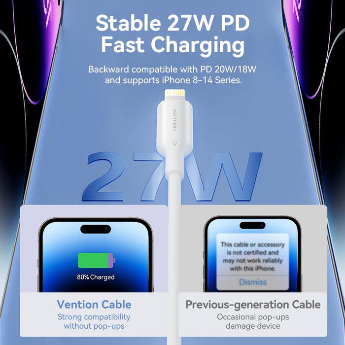 Vention USB-C 2.0 to Lightning Cable 2m - LAKWH