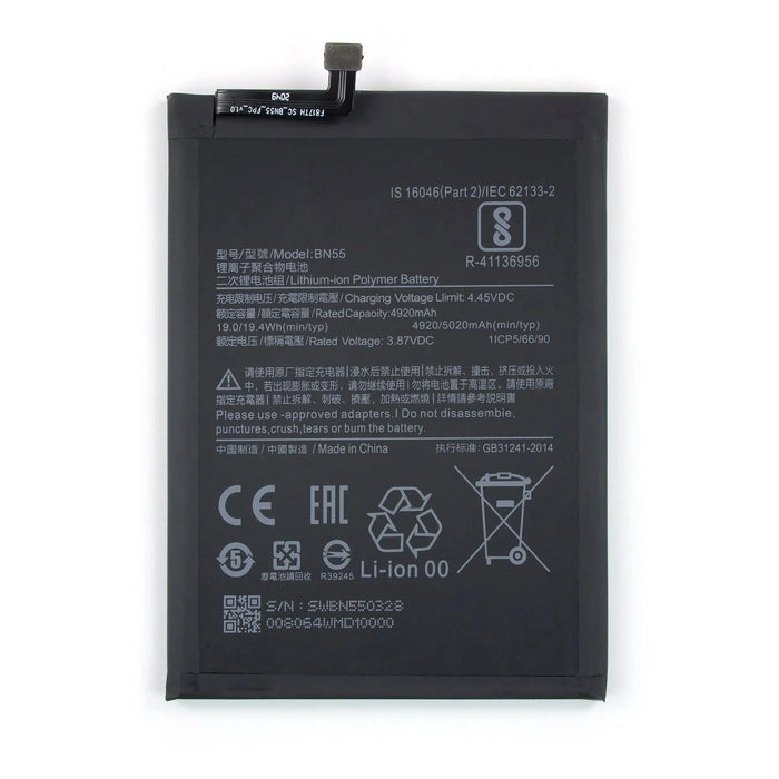 For Xiaomi Redmi Note 9S Replacement Battery 4920 mAh