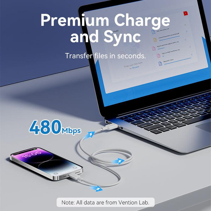 Vention USB-A 2.0 to Lightning 2.4A Cable 1m - LAMWF