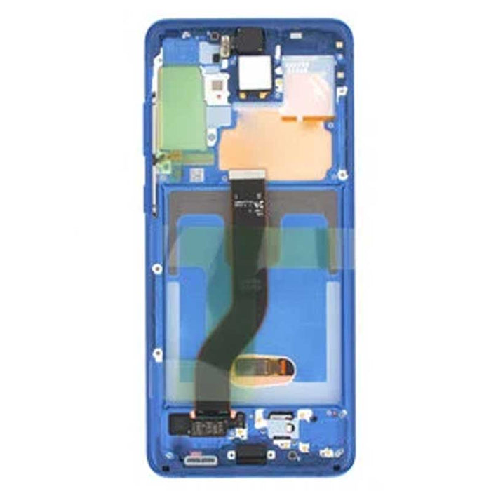 For Samsung Galaxy S20 Plus G985F Replacement Midframe Chassis (Aura Blue)