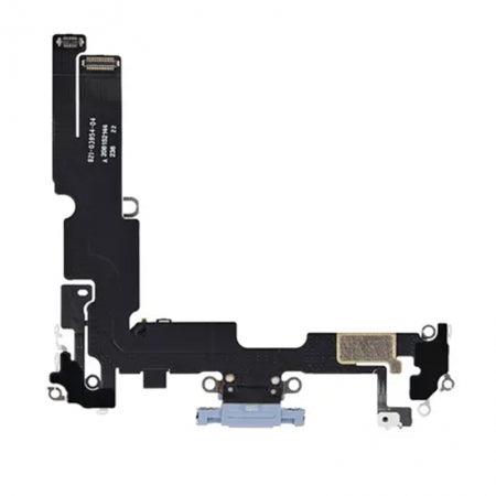 For Apple iPhone 14 Plus Replacement Charging Port Flex Cable With Microphone (Blue)