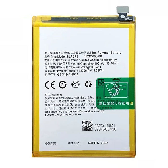 For Oppo A5 / A5S / A12 Replacement Battery 4230 mAh