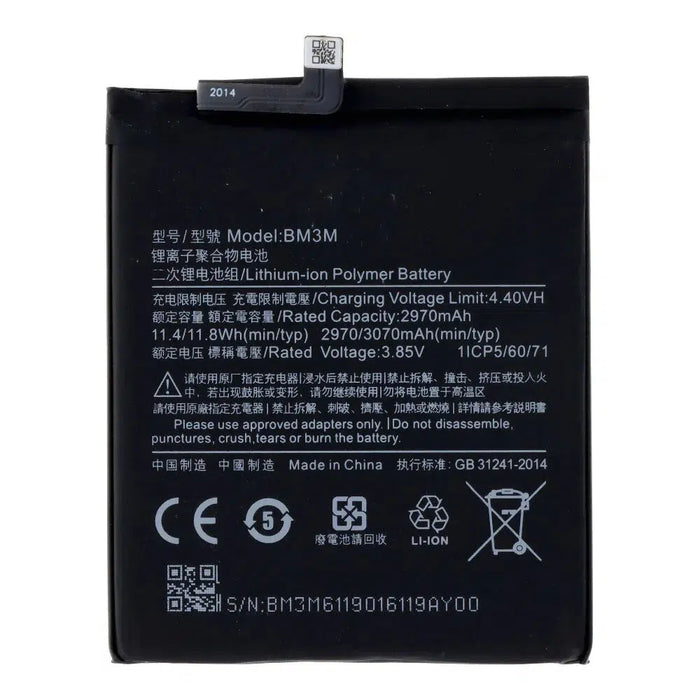 For Xiaomi Mi 9 SE Replacement Battery 2970 mAh