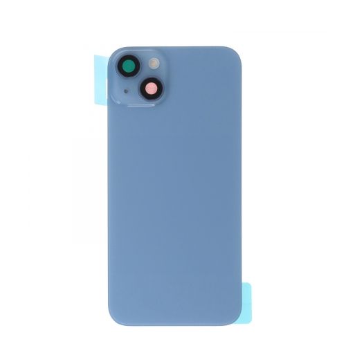 For Apple iPhone 14 Plus Replacement Back Glass Including Small Parts (Blue)