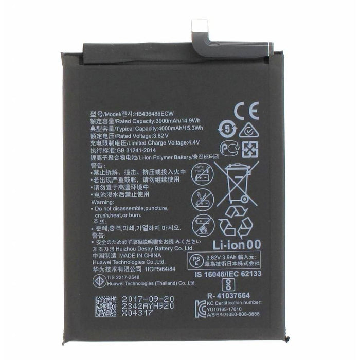 For Huawei Mate 10, Mate 10 Pro, Mate 20, P20 Pro Replacement Battery HB436486ECW