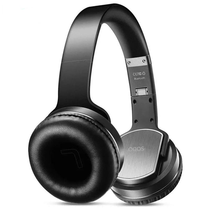 SODO Twist-Out Wireless Speaker & Headphones - MH2 (Black)
