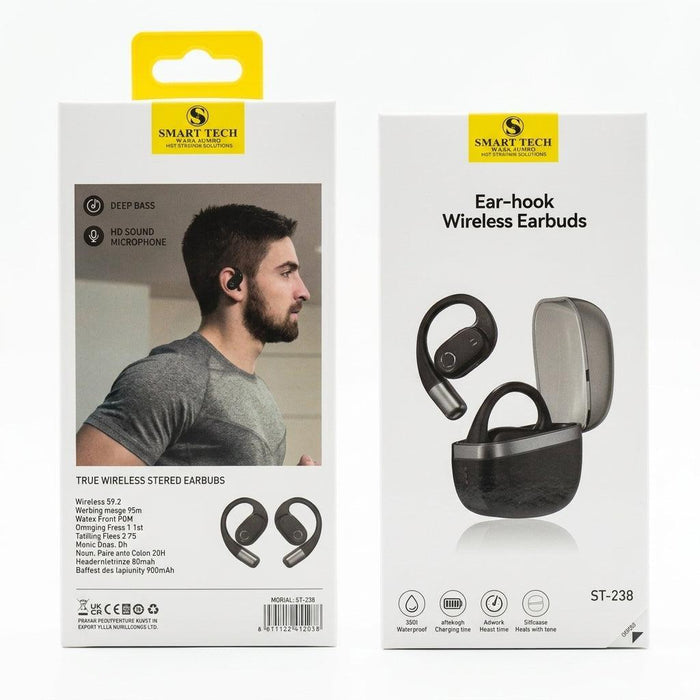 STW Ear-Hook True Wireless Stereo Earbuds