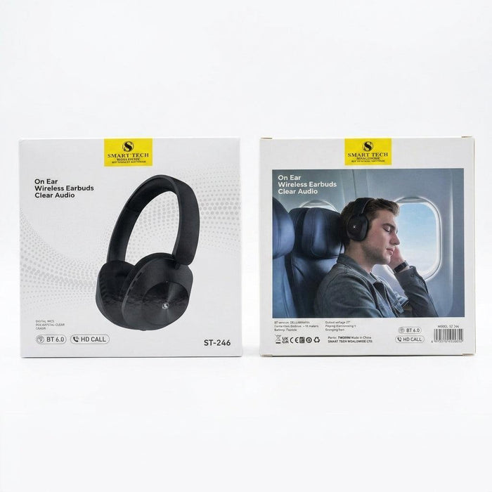 STW On Ear Wireless Headphones | HD Clear Audio & Digital Mic