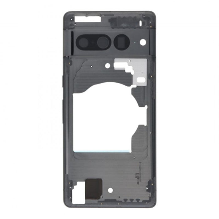 For Google Pixel 7 Pro Replacement Middle Frame (Obsidian)