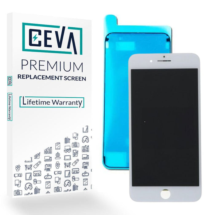 For Apple iPhone 8 Plus Replacement In-Cell LCD Screen (White) - CEVA Premium