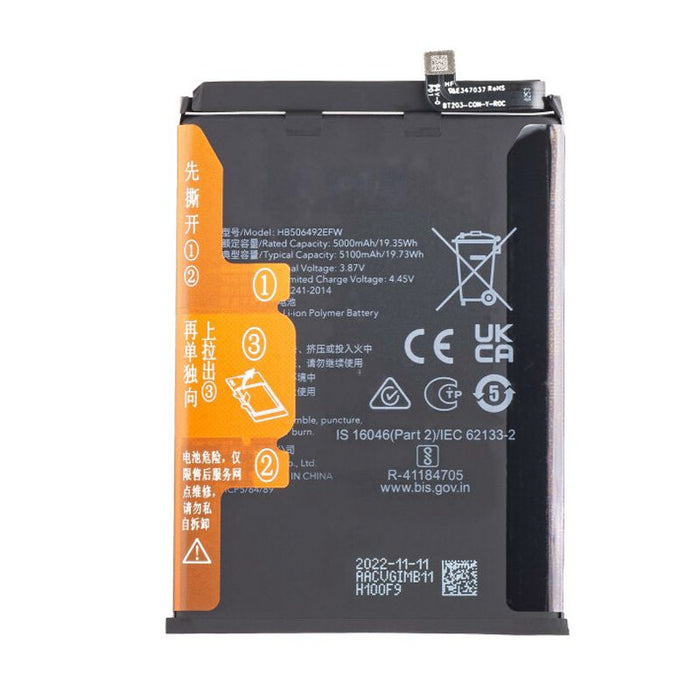 For Honor Magic5 Lite Replacement Battery 5100 mAh