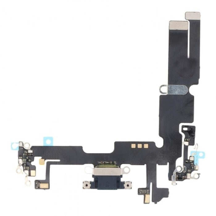 For Apple iPhone 14 Plus Replacement Charging Port Flex Cable With Microphone (Midnight)