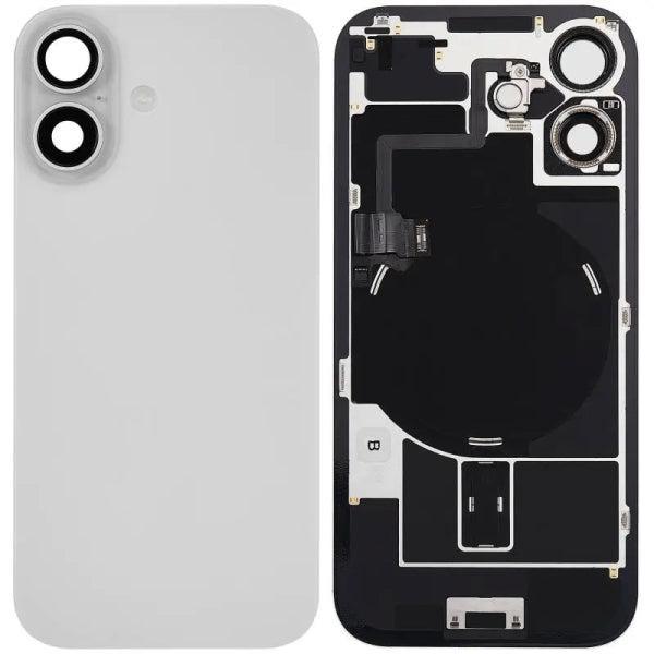 For iPhone 17 Replacement Back Glass With Camera Lens and NFC (White)