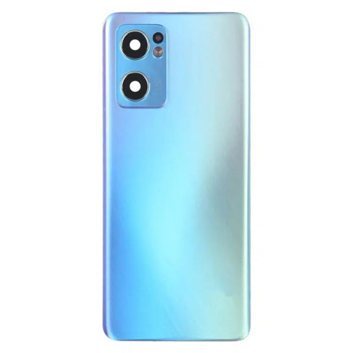 For Oppo Find X5 Lite Replacement Battery Cover With Camera Lens (Blue)