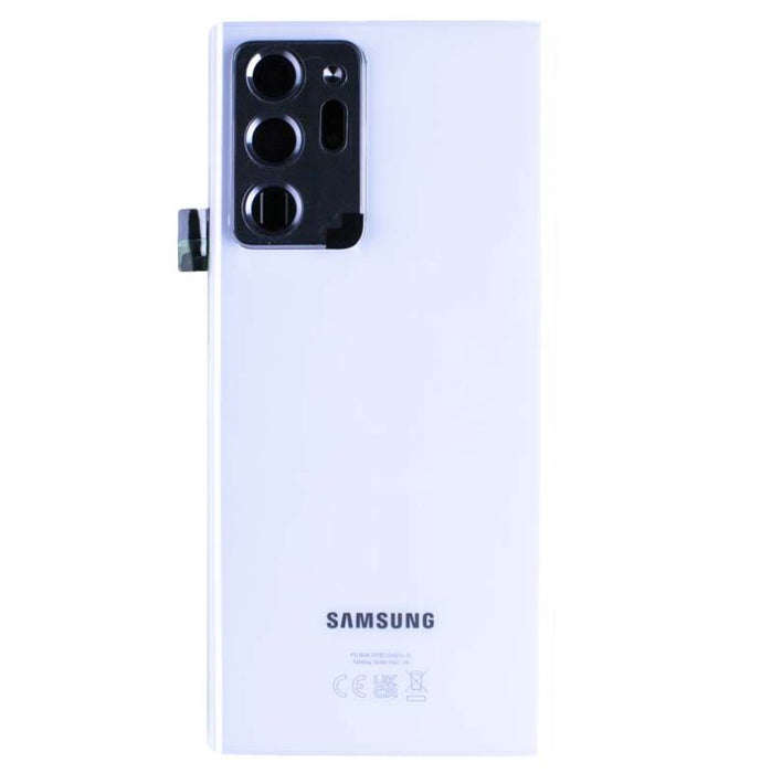 For Samsung Galaxy Note 20 Ultra Replacement Rear Battery Cover with Adhesive (Mystic White)