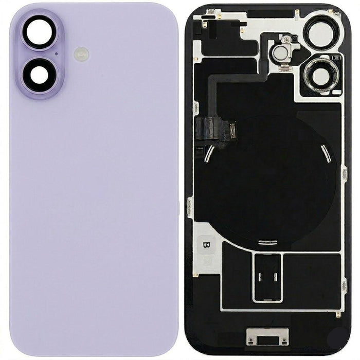 For iPhone 17 Replacement Back Glass With Camera Lens and NFC (Lavender)