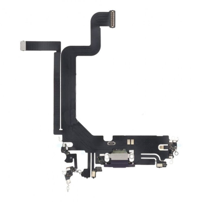 For Apple iPhone 14 Pro Max Replacement Charging Port Flex Cable (Purple)