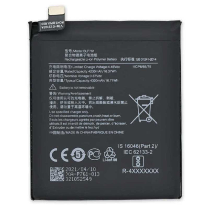 For OnePlus 8 Replacement Battery 4320mAh