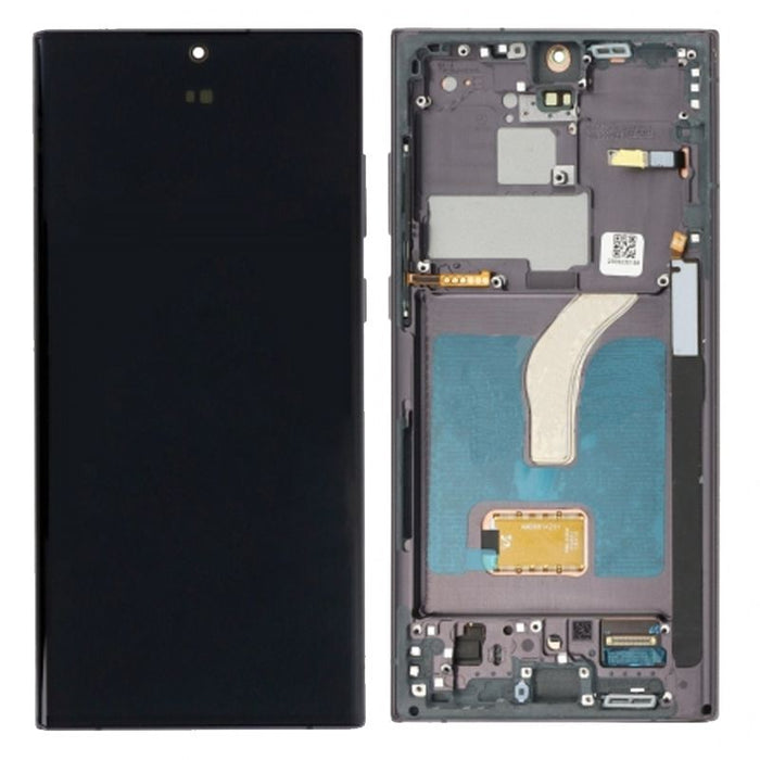 For Samsung Galaxy S22 Ultra Replacement OLED Screen With Frame